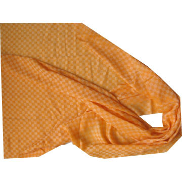 Xadrez de cashmere xadrez fino laranja